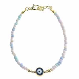 Candy Beads with Lucky Eye Bracelet