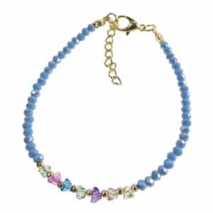 Blue Sky Bracelet with Multi Beads