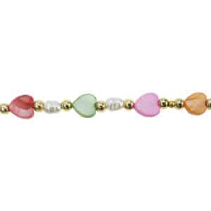 Tropical Hearts Bracelet