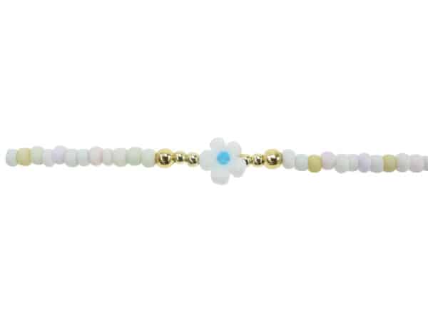 Candy Beads with Flower Bracelet